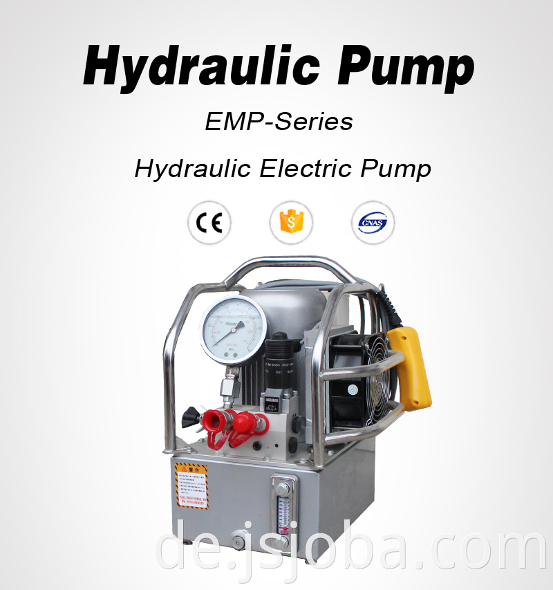 Hydraulikpumpe der Joba EMP-Serie für Hydraulikschlüssel 0,3 kW Elektrische Hydraulikpumpe